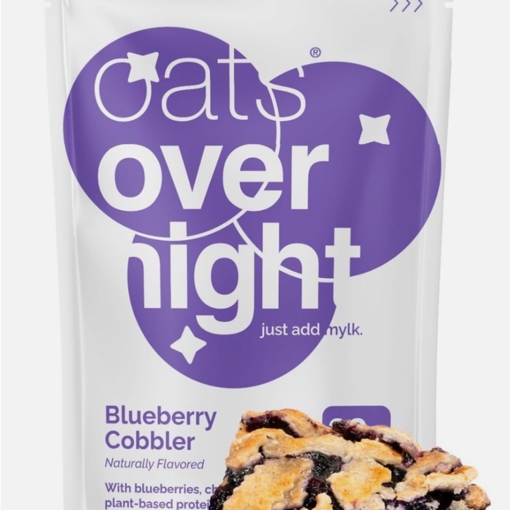 Oats Overnight - Blueberry Cobbler (8 Pack) Dairy Free, 2.5 Ounce (Pack of 8) - Picture 8 of 8
